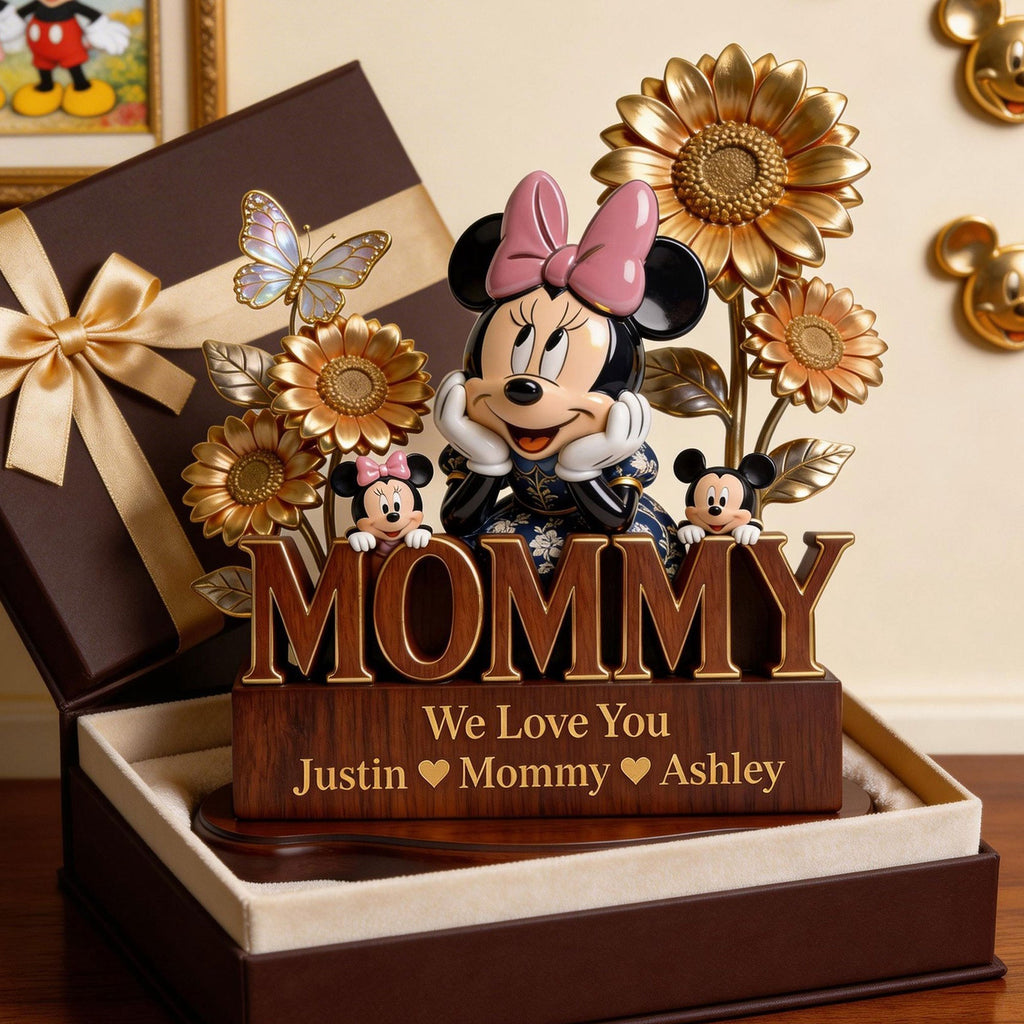 Personalized Acrylic Plaque for Mom with Family Names - Unique Gift Idea