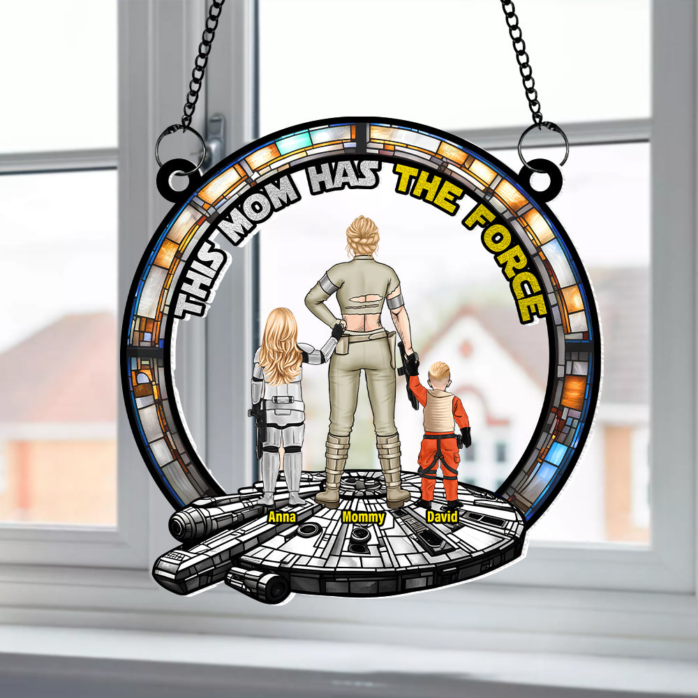Personalized Mom Suncatcher Gift - Unique Window Decor