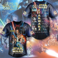 Personalized Star Wars 50th Anniversary Baseball Jersey Gift for Movie Fans