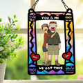 Personalized Suncatcher Ornament Acrylic Gift for Couple Anniversary