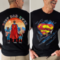 Personalized Best Dad Ever Super Dad Shirt Gift for Dad