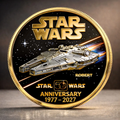 Personalized Star Wars 50th Anniversary Commemorative Coin Gift for Movie Fans