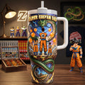 Personalized Super Saiyan Dad Tumbler for Anime Lovers