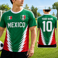 Personalized Soccer Jersey Mexico 2026 - Custom Name Gift for Football Fans