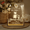 Personalized 3D LED Light for Teacher Gift - Thank You Teacher Decoration