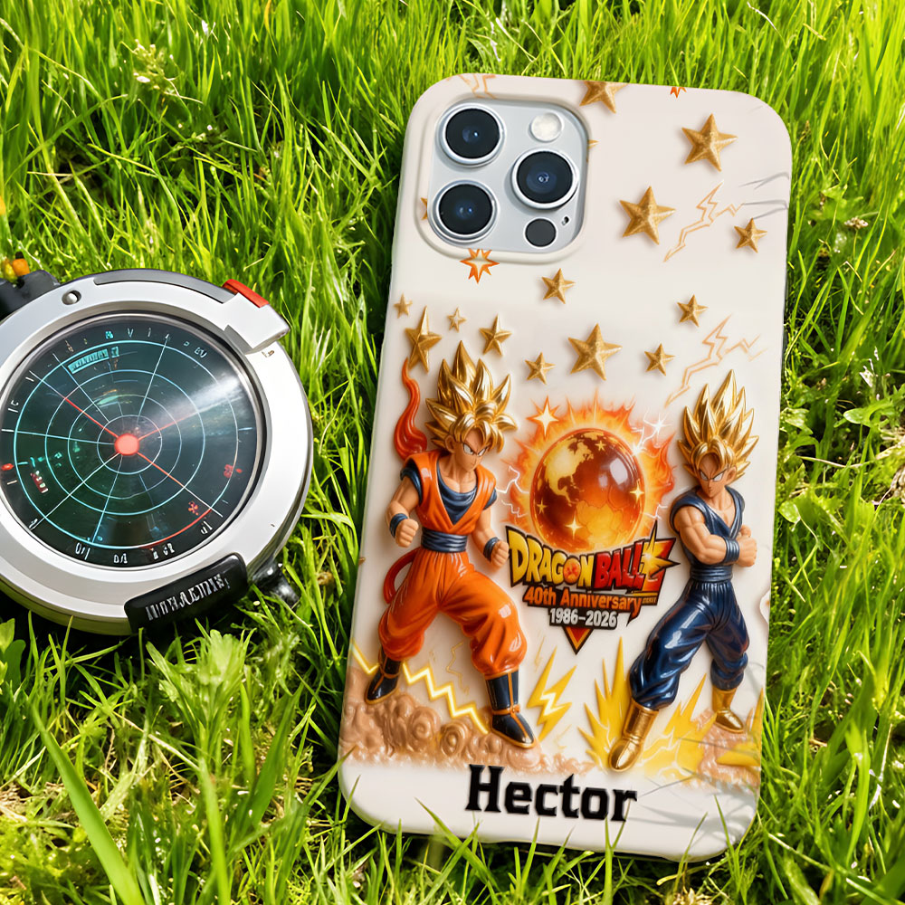 Personalized Dragon Ball 40th Anniversary Phone Case Gift for Fans