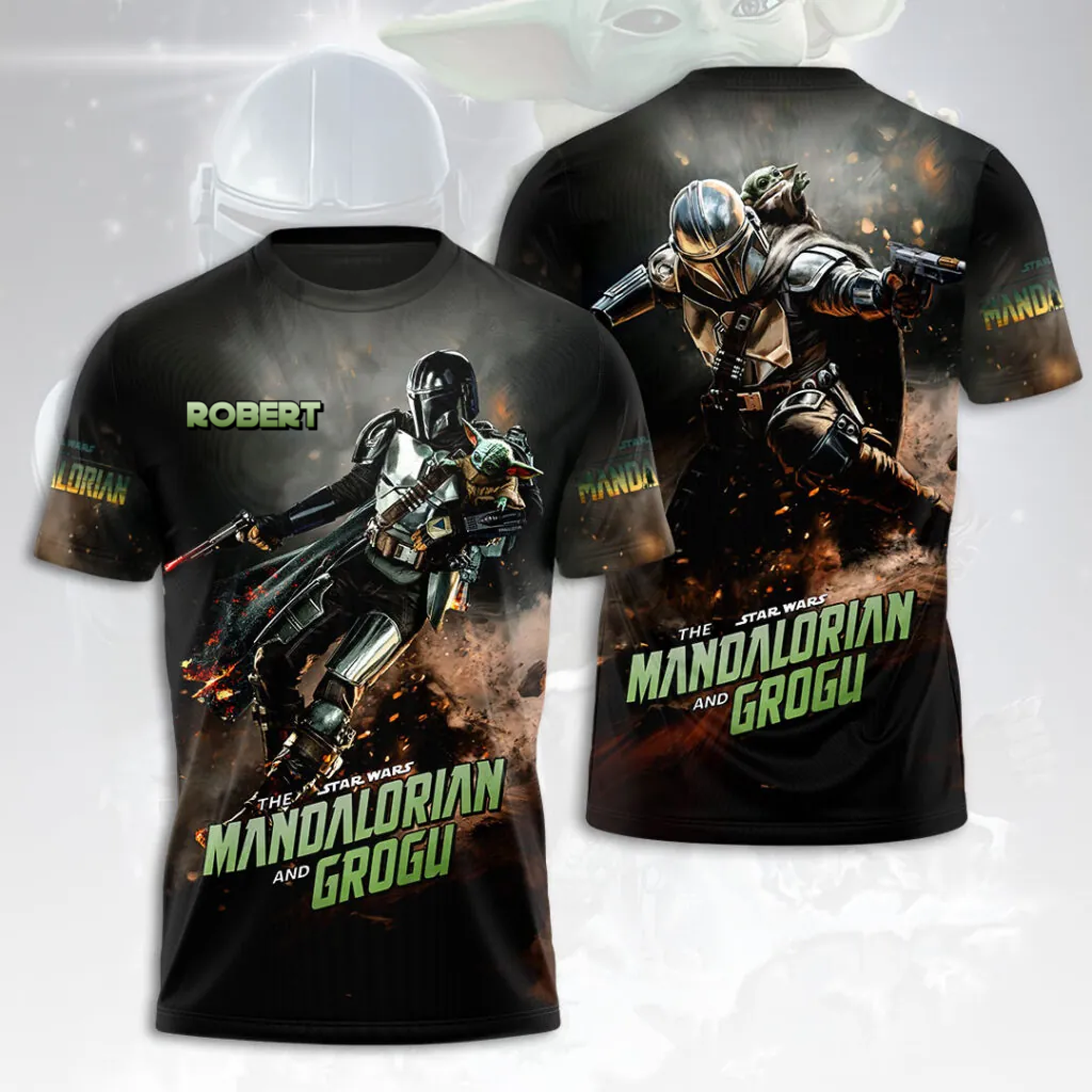 Personalized Galactic Tracker T-Shirt Custom Name Gift for Movie Fans
