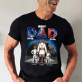 Personalized Best Dad Ever Shirt Custom Name Gift for Dad
