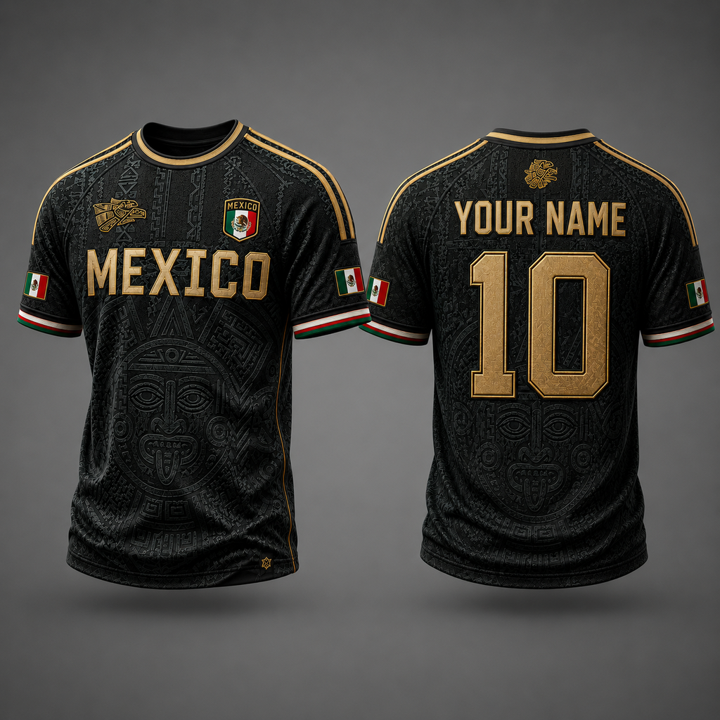 Personalized Mexico Soccer Jersey Custom Name 2026 World Cup Gift for Fans