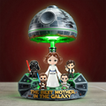 Personalized Acrylic Light Box Gift for Mom - Best Mom in Galaxy Decor
