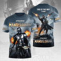 Personalized Mandalorian Galactic Tracker Shirt Custom Name Gift for Movie Fans