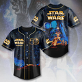 Personalized Star Wars 50th Anniversary Baseball Jersey Gift for Movie Fans