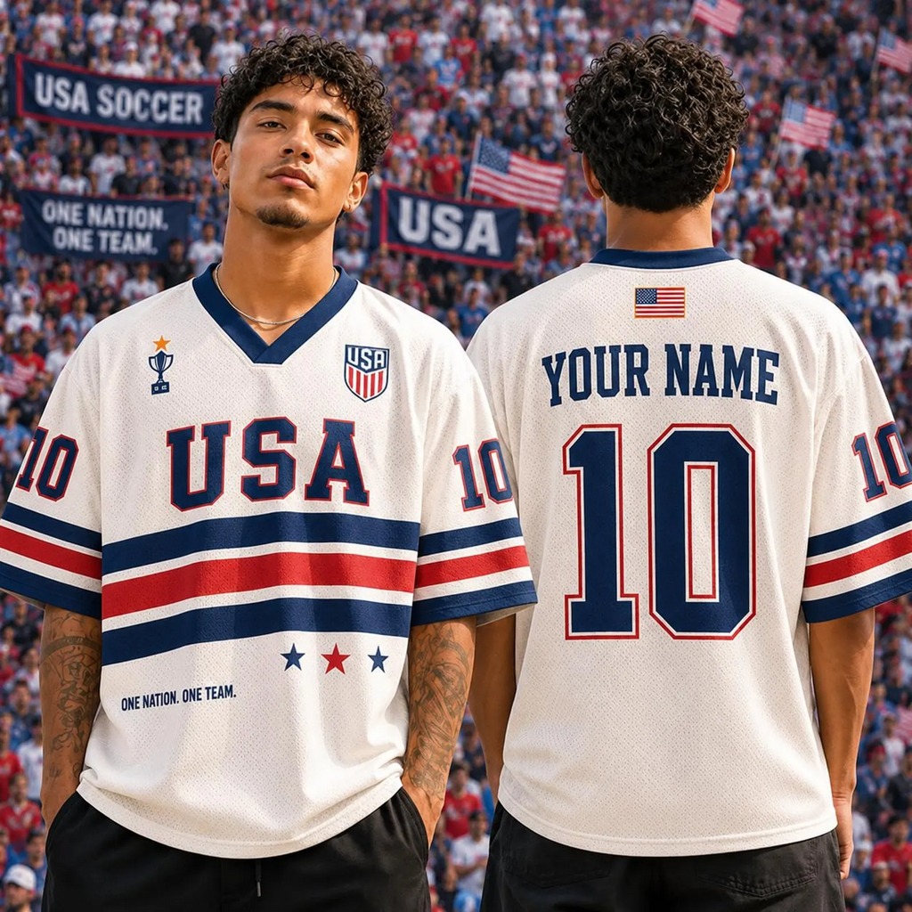 Personalized USA Soccer Jersey Custom Name Gift for Fans