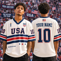 Personalized USA Soccer Jersey Custom Name Gift for Fans