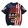 Personalized 250th Anniversary All Over Shirt for Movie Fans - Independence Day Gift