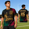 Personalized Mexico Soccer Jersey Custom Name Gift for Football Fans