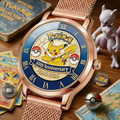 Personalized Pokemon 30th Anniversary Women's Hand Watch Gift for Movie Fans