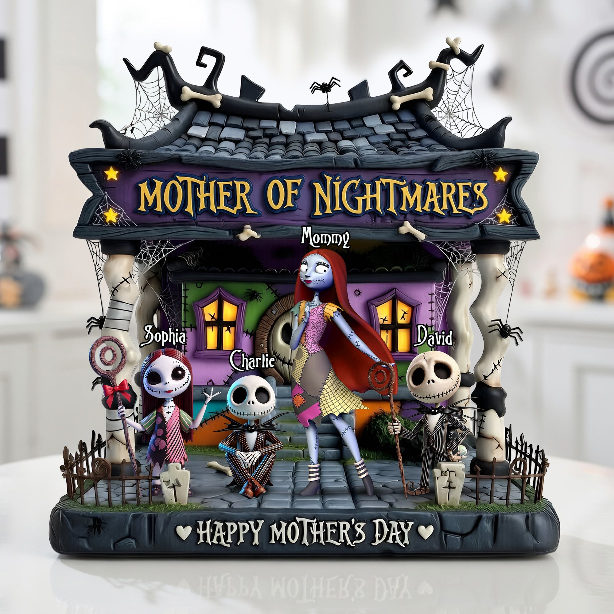 Personalized Spooky Mother Of Nightmares Acrylic Plaque Gift for Mom