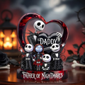 Personalized Acrylic Plaque Spooky Father of Nightmares Gift for Dad
