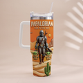 Personalized Dad Tumbler with Handle – Unique Father's Day Gift