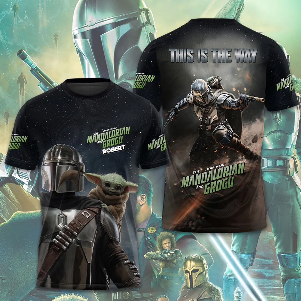Personalized Galactic Tracker AOP Shirt Gift for Movie Fans