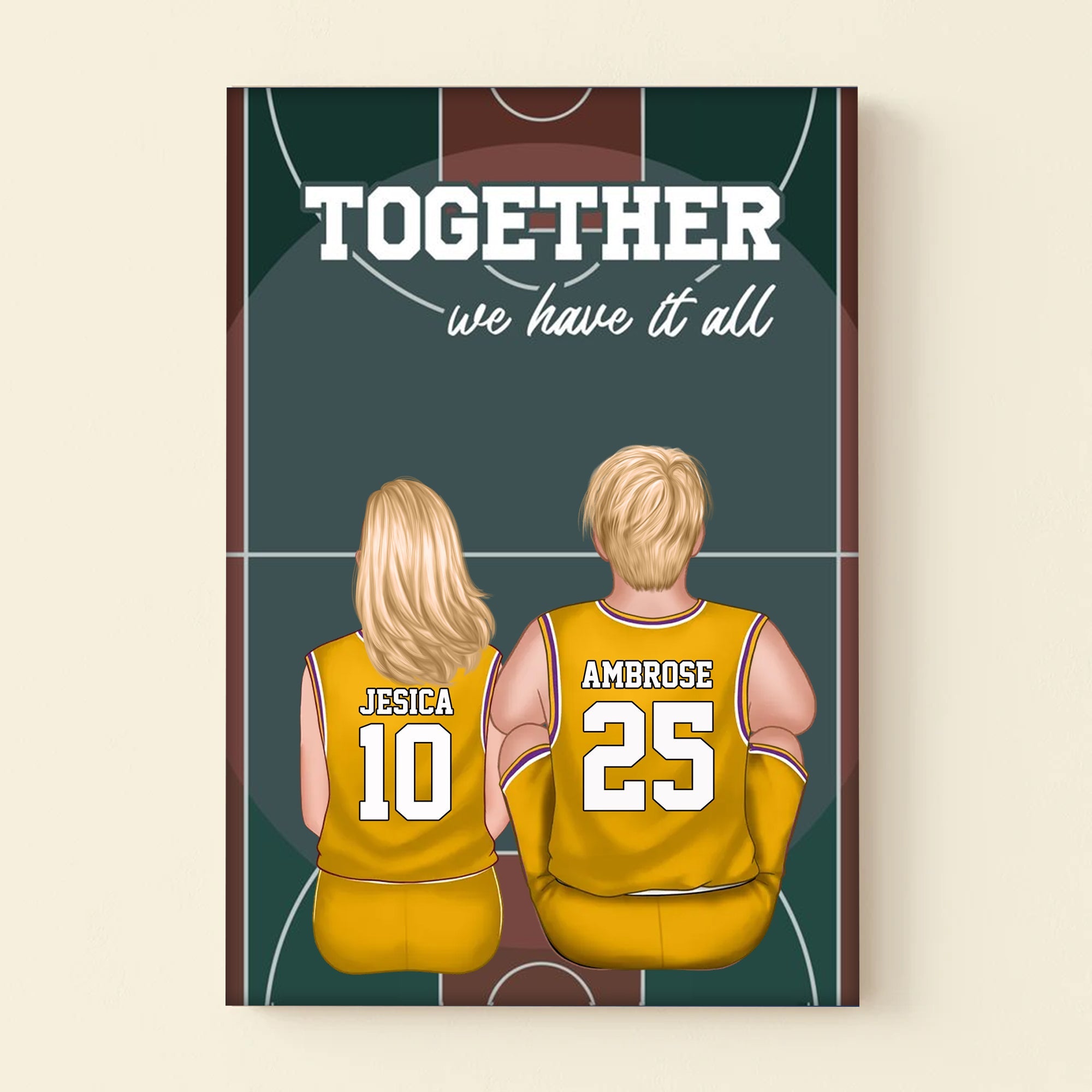 Personalized Canvas Poster Together We Have It All Family Gift