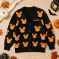 Personalized Pumpkin Halloween Cardigan for Women - Cozy Fall Apparel Cardigan GradoCreations