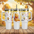 Personalized Honey Bear Tumbler 40oz Custom Name Gift for Fans