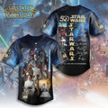 Personalized Star Wars 50th Anniversary Baseball Jersey Gift for Movie Fans Baseball Jersey GradoCreations