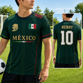 Personalized Mexico Soccer Jersey Custom Name Gift for Fans