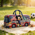 Personalized Quilted Duffle Bag with 2026 Championship Design | Perfect Travel Gift for Football Fans