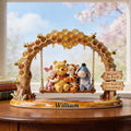 Personalized Winnie the Pooh 100 Years of Friendship Acrylic Plaque Gift for Movie Fans