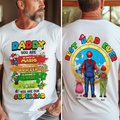 Personalized SuperDad Shirt Gift for Dad Cotton Apparel