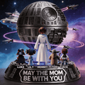 Personalized Acrylic Plaque May The Mom Be With You Gift for Movie Fans Acrylic Plaque GradoCreations