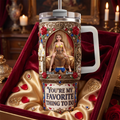 Personalized 40oz Tumbler With Handle Gift for Couples