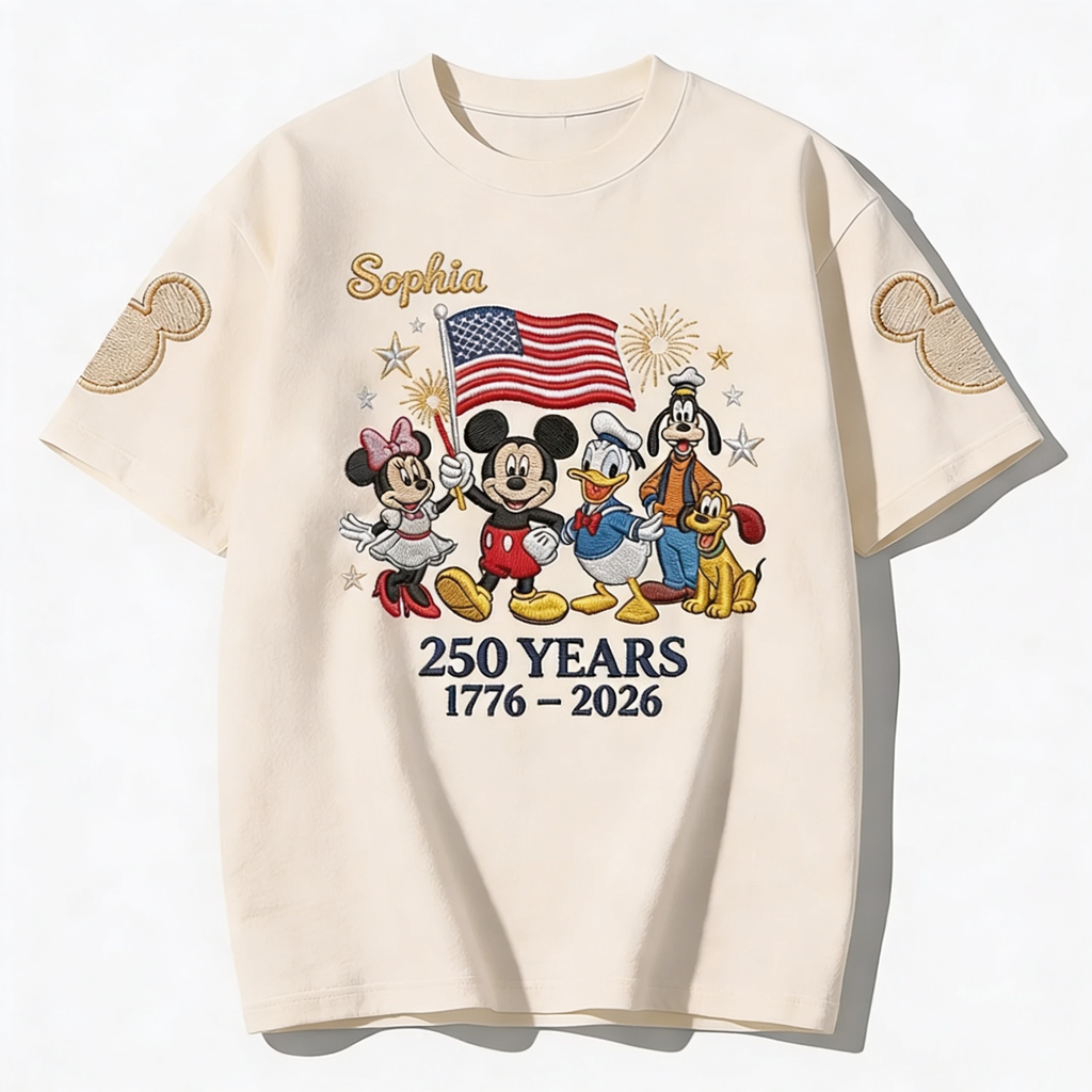 Personalized Funny Mouse Independence AOP Shirt Gift for Movie Fans