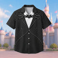 Personalized Jack Skellington AOP Shirt for Kids Halloween Costume AOP Shirt GradoCreations