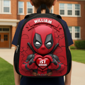 Personalized Cartoon Backpack & Lunch Bag Set for Kids - Back to School Gift