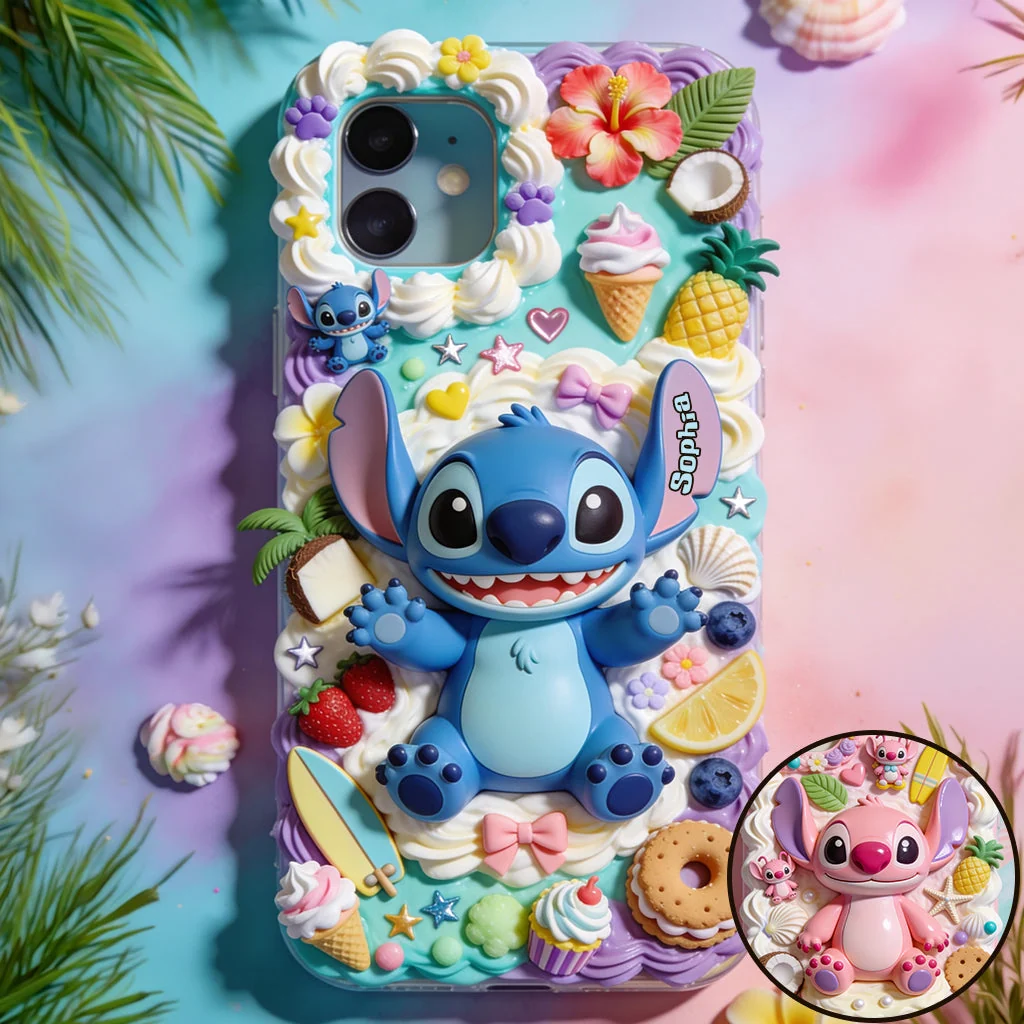 Personalized Phone Case Custom Name Gift with 3D Design Phone Case GradoCreations