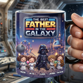 Personalized Color Changing Mug Gift for Dad - Galaxy Theme Color Changing Mug GradoCreations