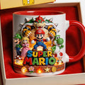 Personalized Super Mario Accent Mug for Movie Fans Gift