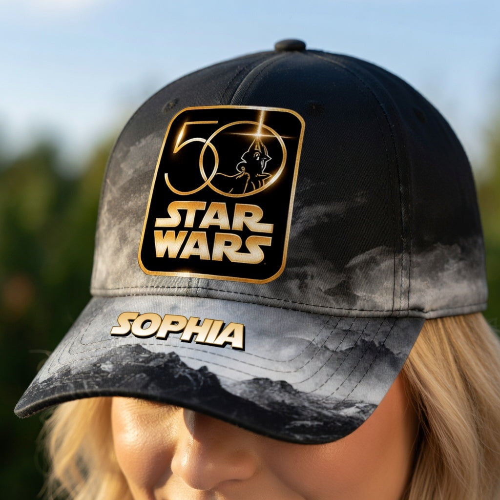 Personalized Star Wars Classic Cap 50th Anniversary Gift for Movie Fans