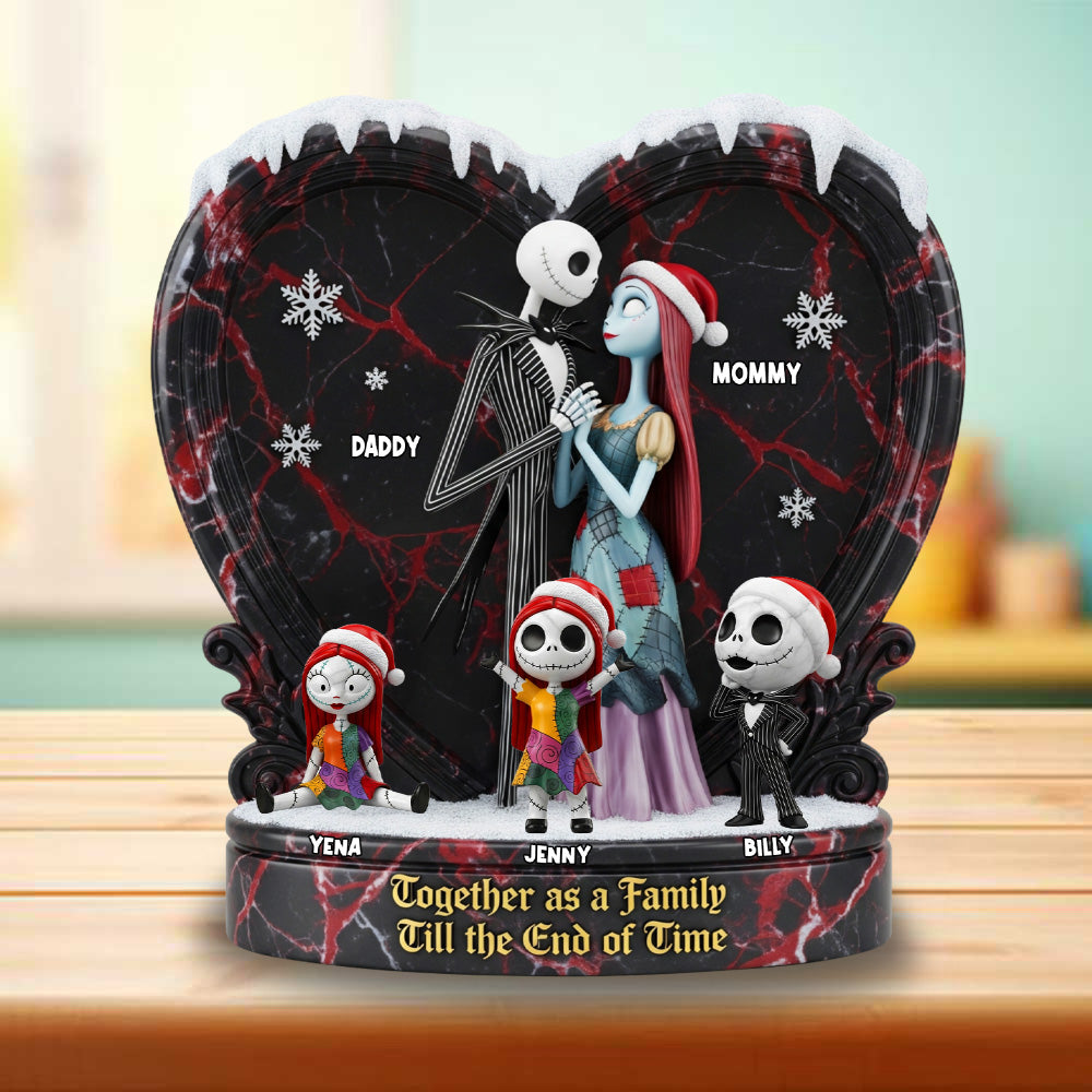 Personalized Spooky Family Acrylic Plaque Custom Gift