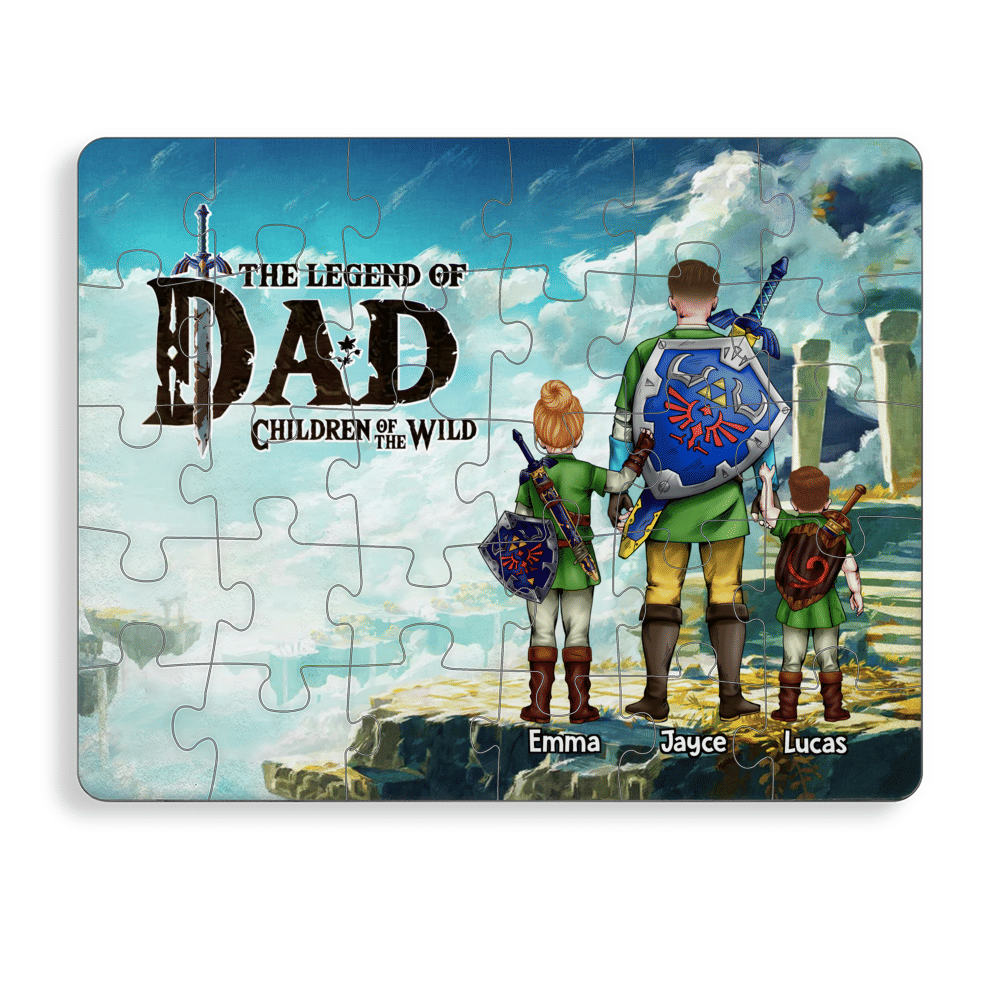 Personalized Sunset Adventure Puzzle for Dad - Unique Gift