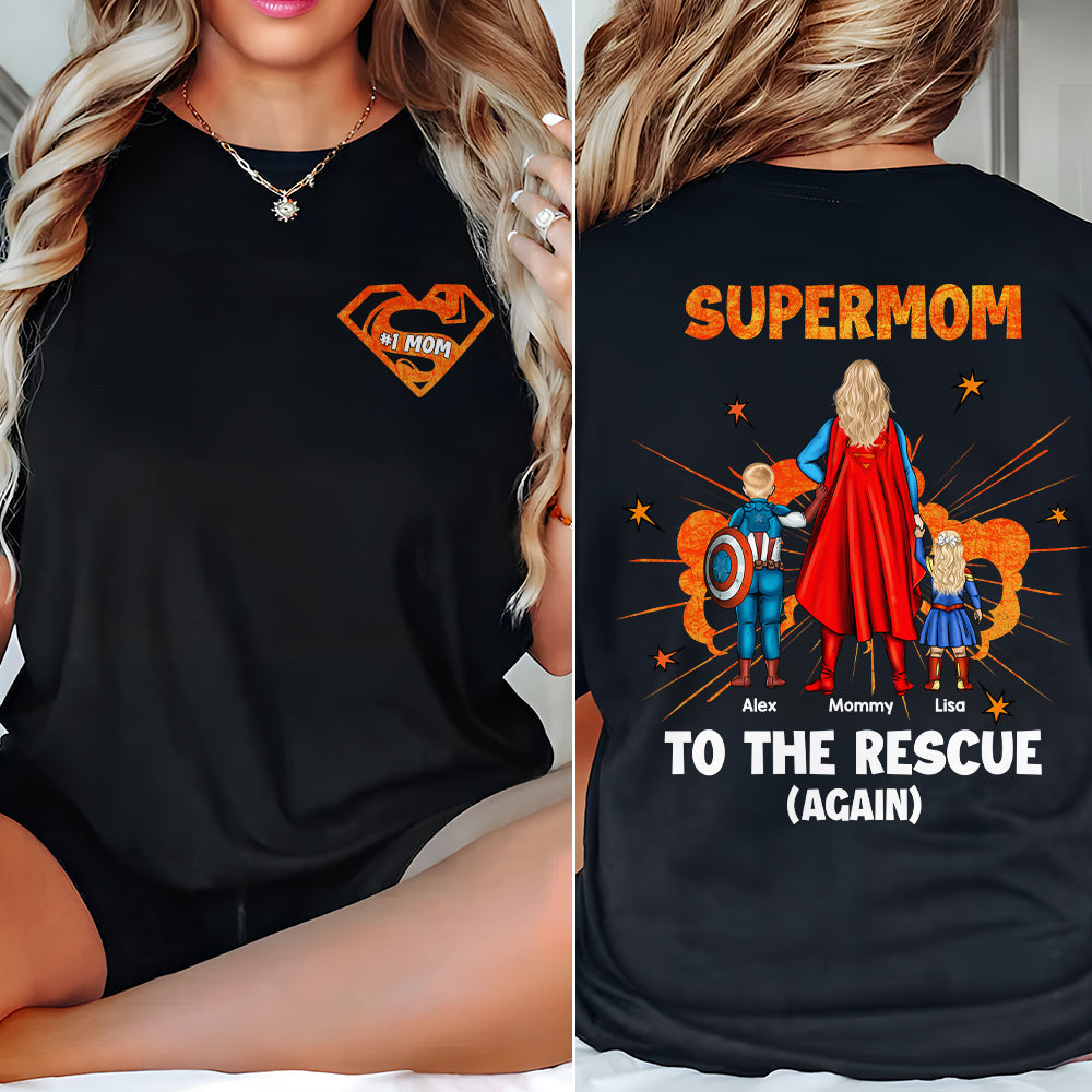 Personalized SuperMom Shirt for Mom - Unique Gift Idea
