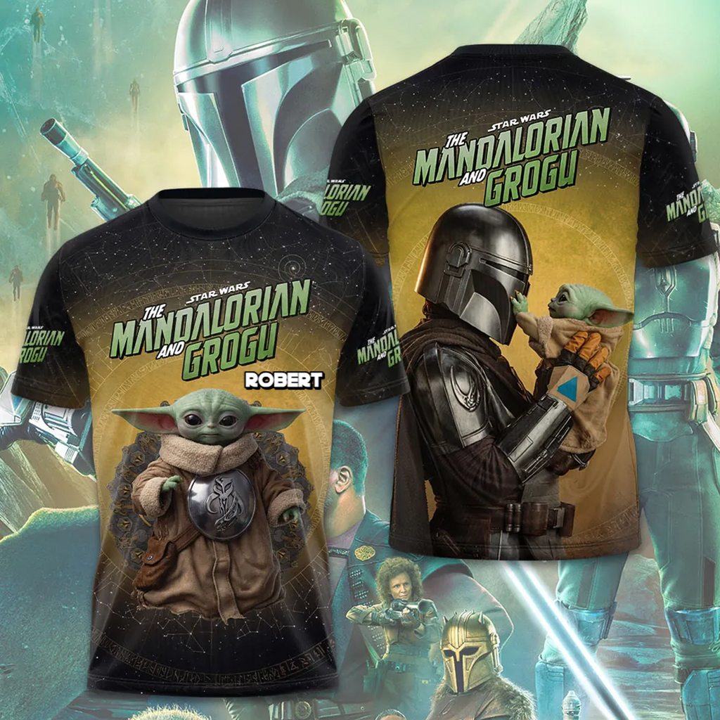 Personalized Star Wars Galactic Tracker All Over Shirt for Movie Fans