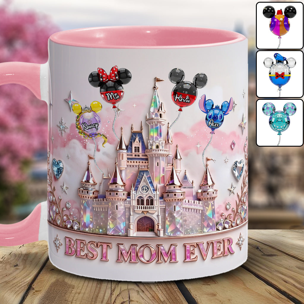 Personalized Best Mom Ever Magic Castle Mug Gift for Mother's Day Mug GradoCreations