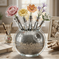 Personalized Acrylic Plaque for Mom with Floral Design Gift Acrylic Plaque GradoCreations