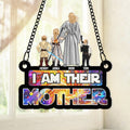 Personalized Window Hanging Suncatcher Gift for Mom | Custom Family Decor