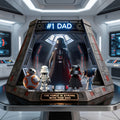 Personalized Acrylic Plaque with Star Wars Theme for Dad - Unique Gift Acrylic Plaque GradoCreations